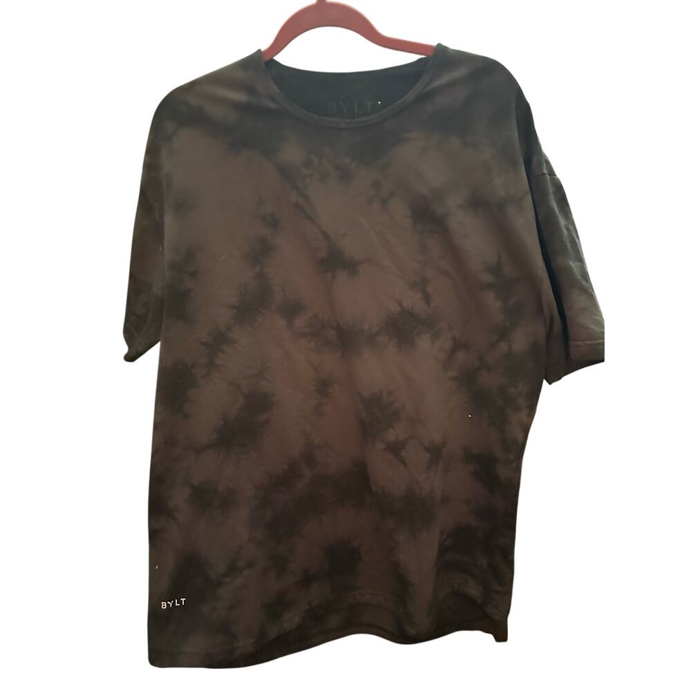 Bylt Black and Grey Cloud Dye Tee (XL) Bylt Blend
